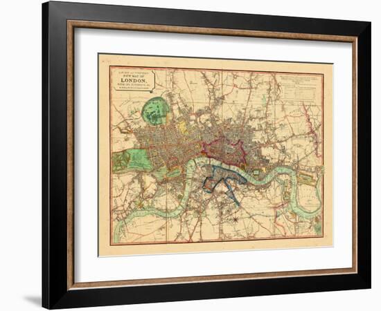 1818, London, United Kingdom-null-Framed Giclee Print