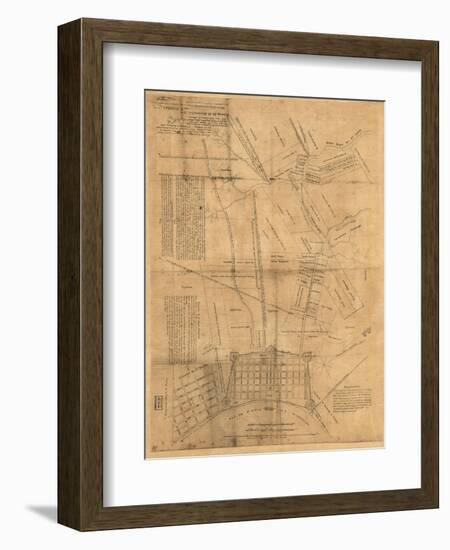 1819, New Orleans 1819, Louisiana, United States-null-Framed Giclee Print