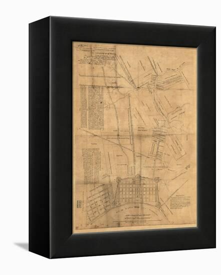 1819, New Orleans 1819, Louisiana, United States-null-Framed Premier Image Canvas