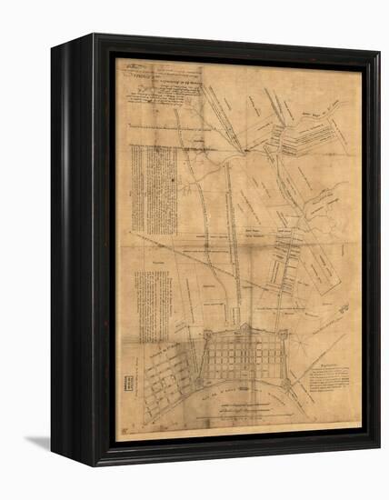 1819, New Orleans 1819, Louisiana, United States-null-Framed Premier Image Canvas