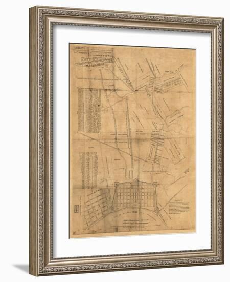 1819, New Orleans 1819, Louisiana, United States-null-Framed Giclee Print