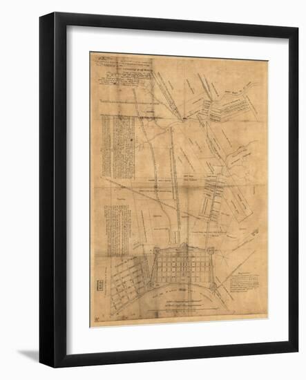 1819, New Orleans 1819, Louisiana, United States-null-Framed Giclee Print