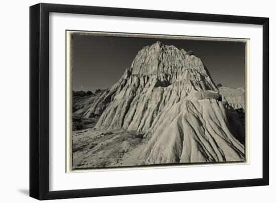 1824 Badlands B&W-Gordon Semmens-Framed Photographic Print