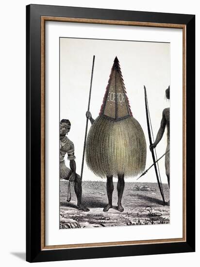 1827 New Ireland Native Sprit Costume PNG-Paul Stewart-Framed Photographic Print