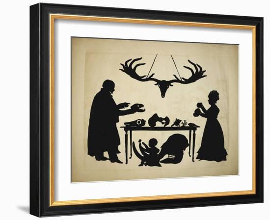 1829 Silhouette William & Frank Buckland-Paul Stewart-Framed Photographic Print