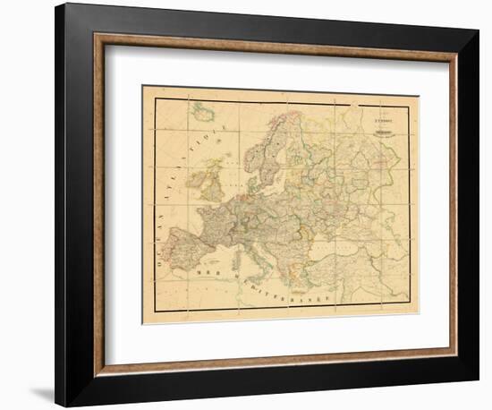 1831, Europe-null-Framed Giclee Print