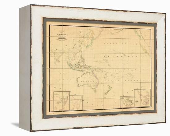 1831, Indonesia, Malaysia, Philippines, Oceania-null-Framed Premier Image Canvas