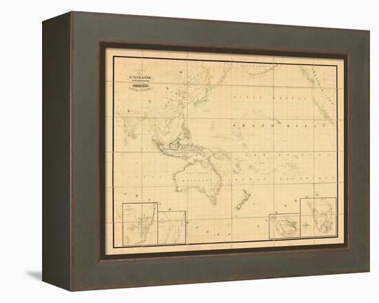 1831, Indonesia, Malaysia, Philippines, Oceania-null-Framed Premier Image Canvas