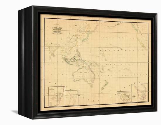 1831, Indonesia, Malaysia, Philippines, Oceania-null-Framed Premier Image Canvas