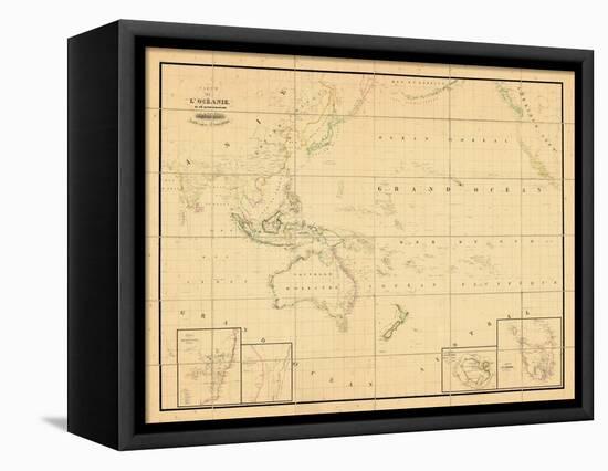 1831, Indonesia, Malaysia, Philippines, Oceania-null-Framed Premier Image Canvas