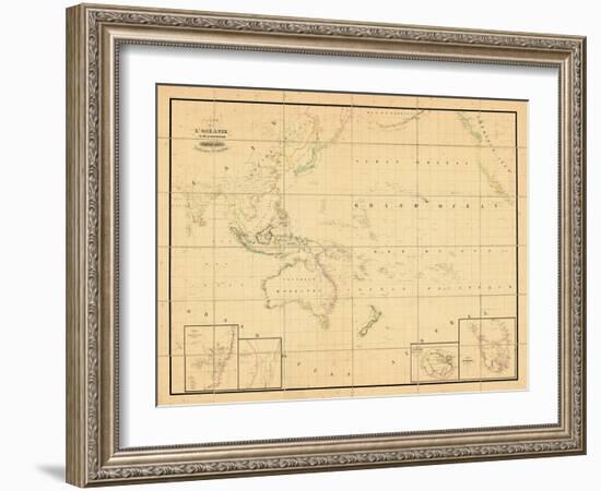 1831, Indonesia, Malaysia, Philippines, Oceania-null-Framed Giclee Print