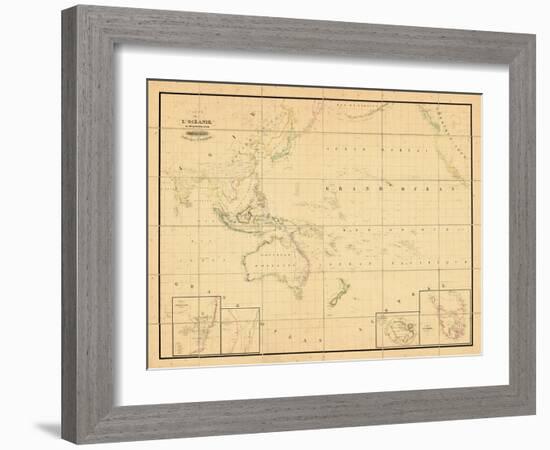 1831, Indonesia, Malaysia, Philippines, Oceania-null-Framed Giclee Print