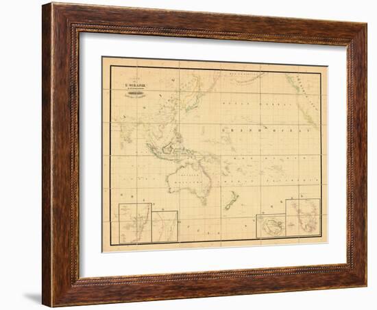 1831, Indonesia, Malaysia, Philippines, Oceania-null-Framed Giclee Print