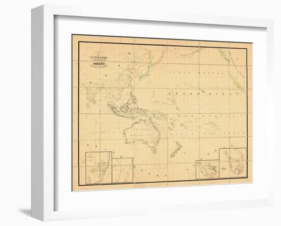 1831, Indonesia, Malaysia, Philippines, Oceania-null-Framed Giclee Print