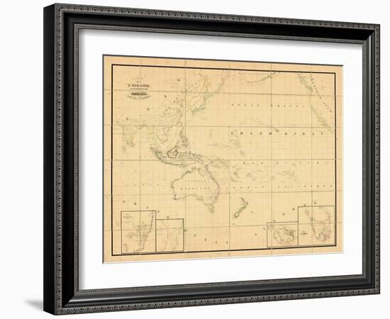 1831, Indonesia, Malaysia, Philippines, Oceania-null-Framed Giclee Print