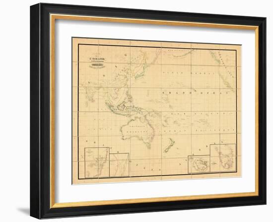 1831, Indonesia, Malaysia, Philippines, Oceania-null-Framed Giclee Print