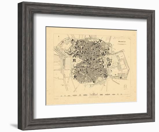 1831, Madrid, Spain-null-Framed Giclee Print