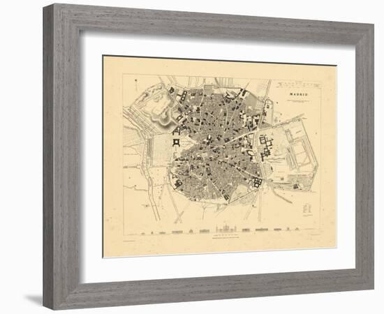 1831, Madrid, Spain-null-Framed Giclee Print