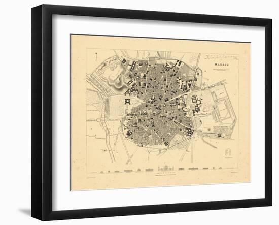 1831, Madrid, Spain-null-Framed Giclee Print