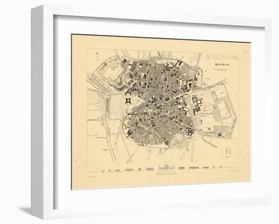 1831, Madrid, Spain-null-Framed Giclee Print