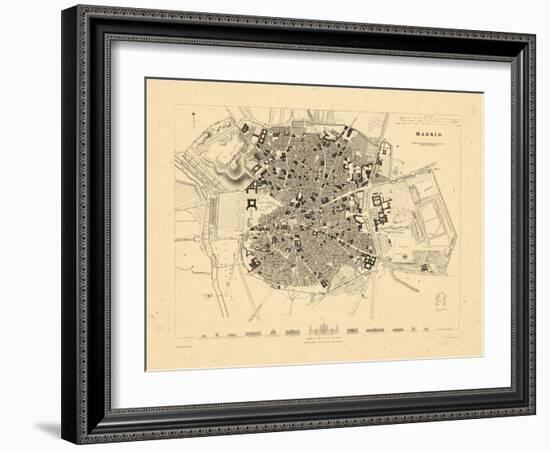 1831, Madrid, Spain-null-Framed Giclee Print