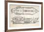 1832 Darwin's Ship HMS Beagle Plan-Paul Stewart-Framed Photographic Print