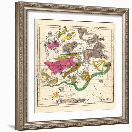 1835, Constellations April - June-null-Framed Giclee Print