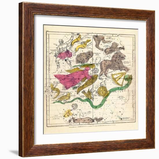 1835, Constellations April - June-null-Framed Giclee Print