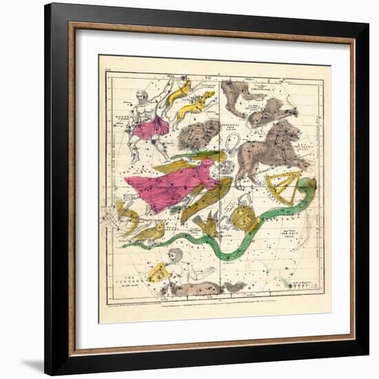 1835, Constellations April - June-null-Framed Giclee Print