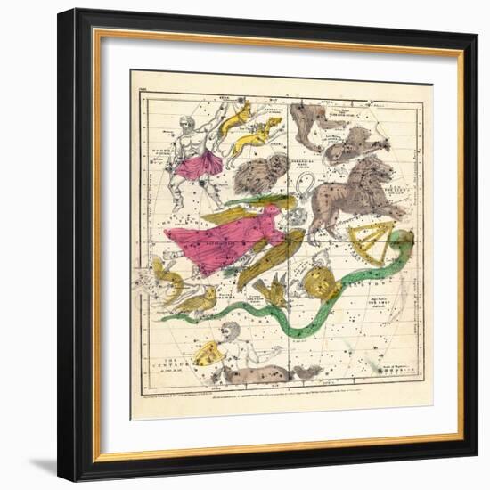 1835, Constellations April - June-null-Framed Giclee Print