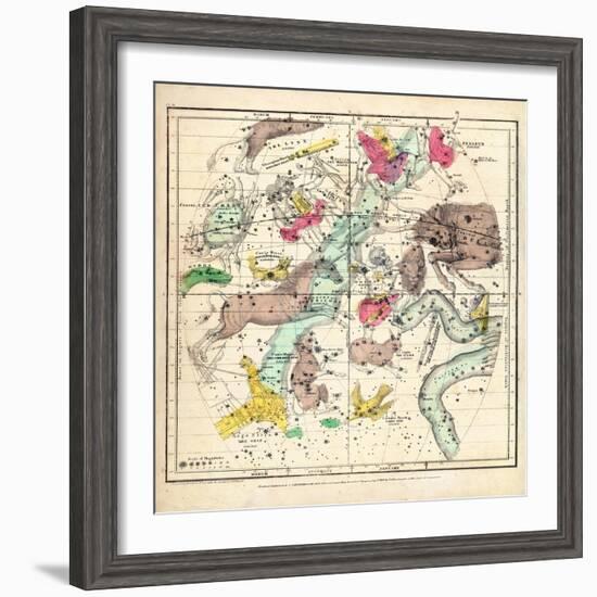 1835, Constellations January - March-null-Framed Giclee Print