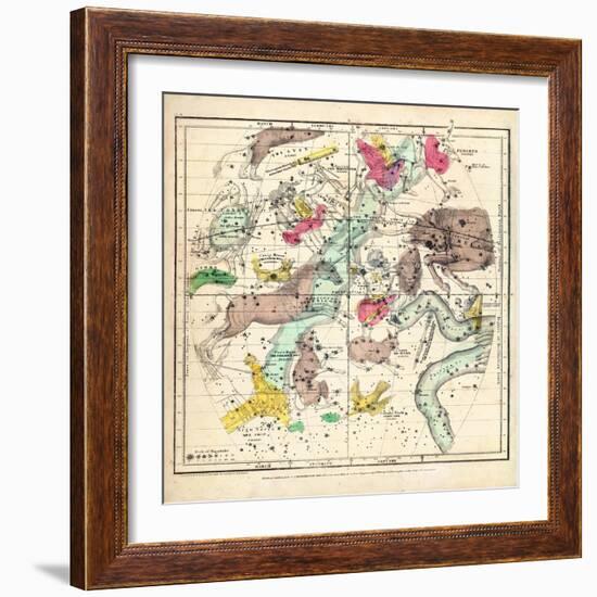 1835, Constellations January - March-null-Framed Giclee Print