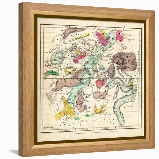 1835, Constellations January - March-null-Framed Premier Image Canvas