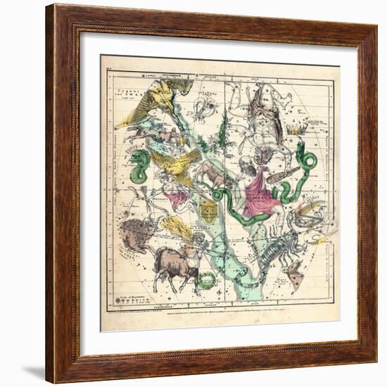 1835, Constellations July - September-null-Framed Giclee Print