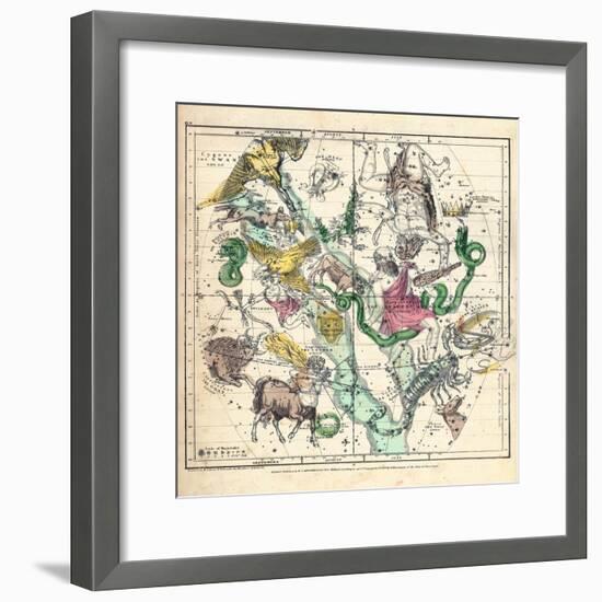 1835, Constellations July - September-null-Framed Giclee Print