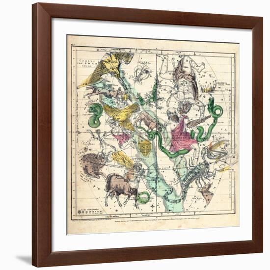 1835, Constellations July - September-null-Framed Giclee Print