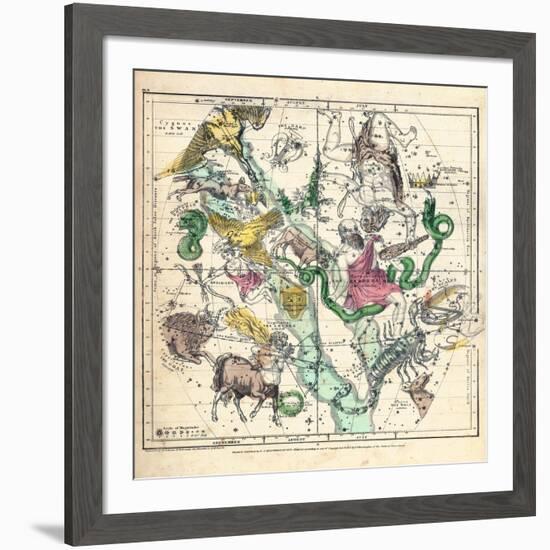 1835, Constellations July - September-null-Framed Giclee Print