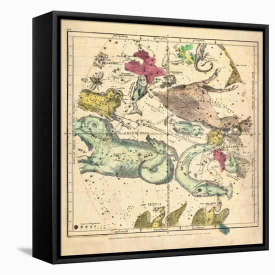 1835, Constellations October - December-null-Framed Premier Image Canvas