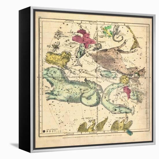 1835, Constellations October - December-null-Framed Premier Image Canvas