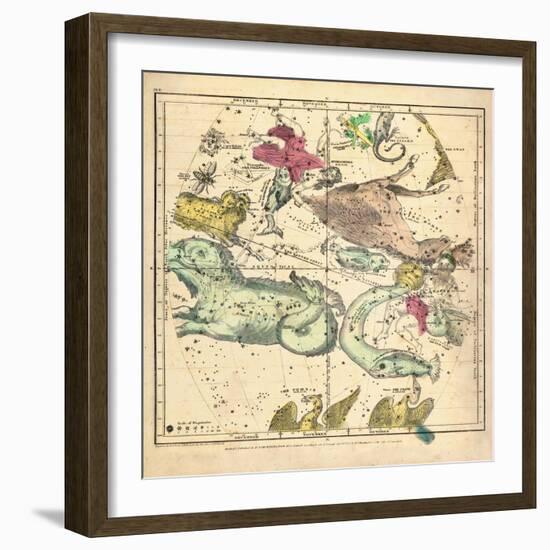 1835, Constellations October - December-null-Framed Giclee Print