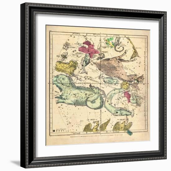 1835, Constellations October - December-null-Framed Giclee Print