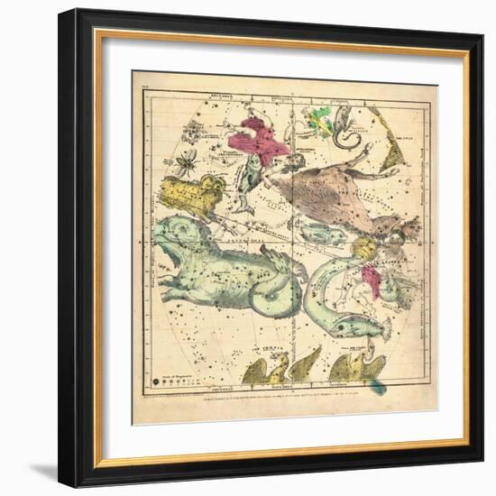 1835, Constellations October - December-null-Framed Giclee Print