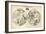 1835, Geography of the Heavens, Northern - Southern-null-Framed Premium Giclee Print