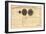 1835, Solar System - Magnitudes and Distance-null-Framed Giclee Print