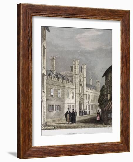 1838 Darwin's Christ College Cambridge-Paul Stewart-Framed Photographic Print