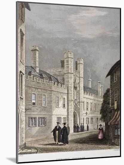 1838 Darwin's Christ College Cambridge-Paul Stewart-Mounted Photographic Print
