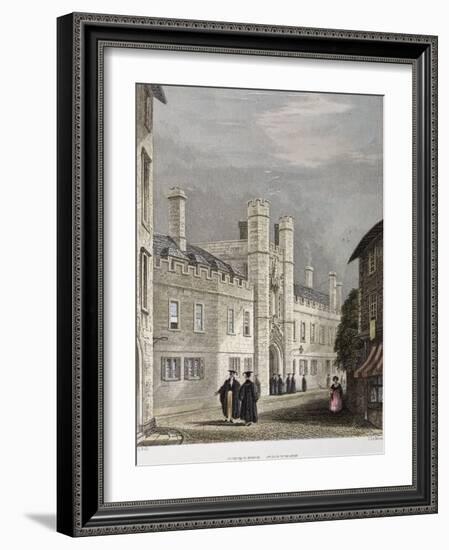 1838 Darwin's Christ College Cambridge-Paul Stewart-Framed Photographic Print