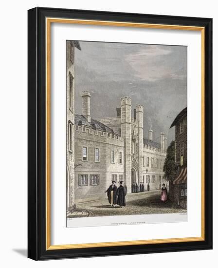 1838 Darwin's Christ College Cambridge-Paul Stewart-Framed Photographic Print