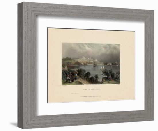 1840, Baltimore 1840, Maryland, United States-null-Framed Giclee Print