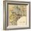 1840s, Texas State Map, Texas, United States-null-Framed Giclee Print